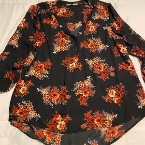 Beautiful sheer floral top